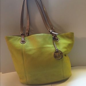 Michael Kors Yellow/green Tote